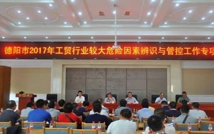 承办2017年德阳市安监局“较大危险因素辨识管控工作会
