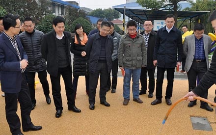 中共遂宁市委组织部副部长黄仕顺等一行来公司考察