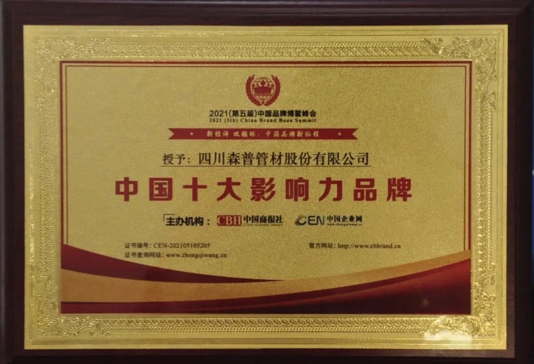 中国十大影响力品牌