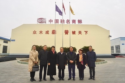 中国塑协理事长王占杰一行赴公司视察指导工作