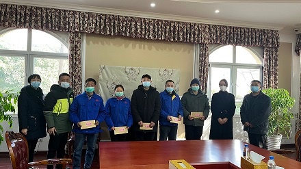 春节送温暖，四川森普管材股份有限公司慰问困难职工
